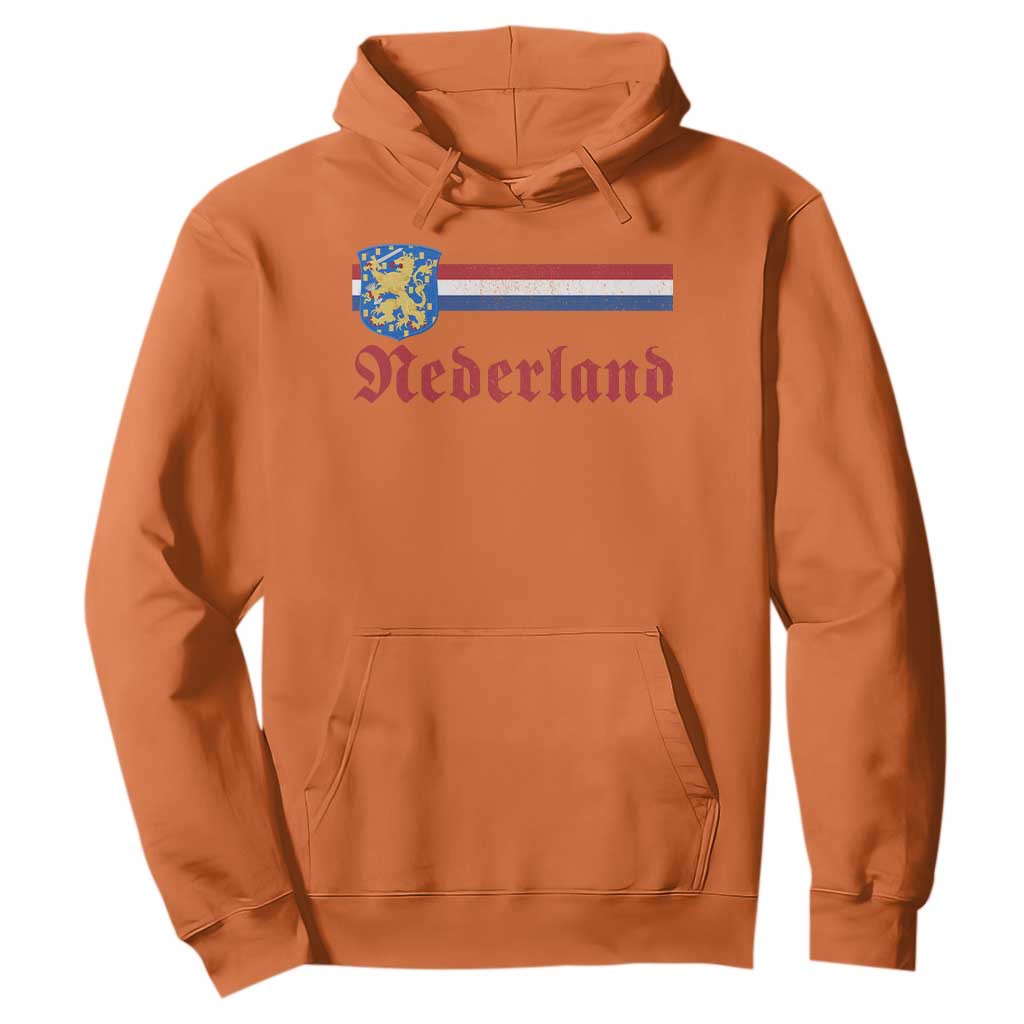 Nederland Holland Emblem Lion Vintage Dutch Flag Hoodie