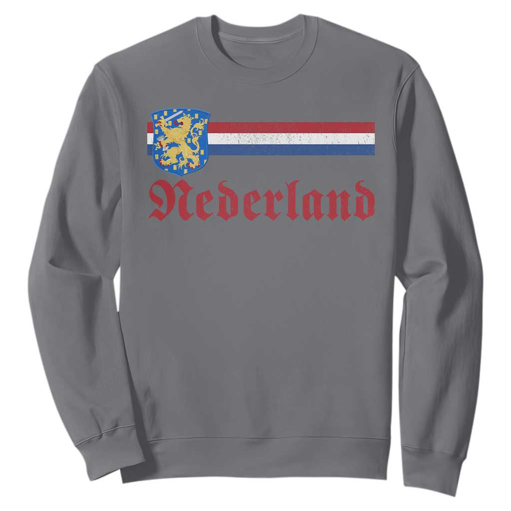 Nederland Holland Emblem Lion Vintage Dutch Flag Sweatshirt