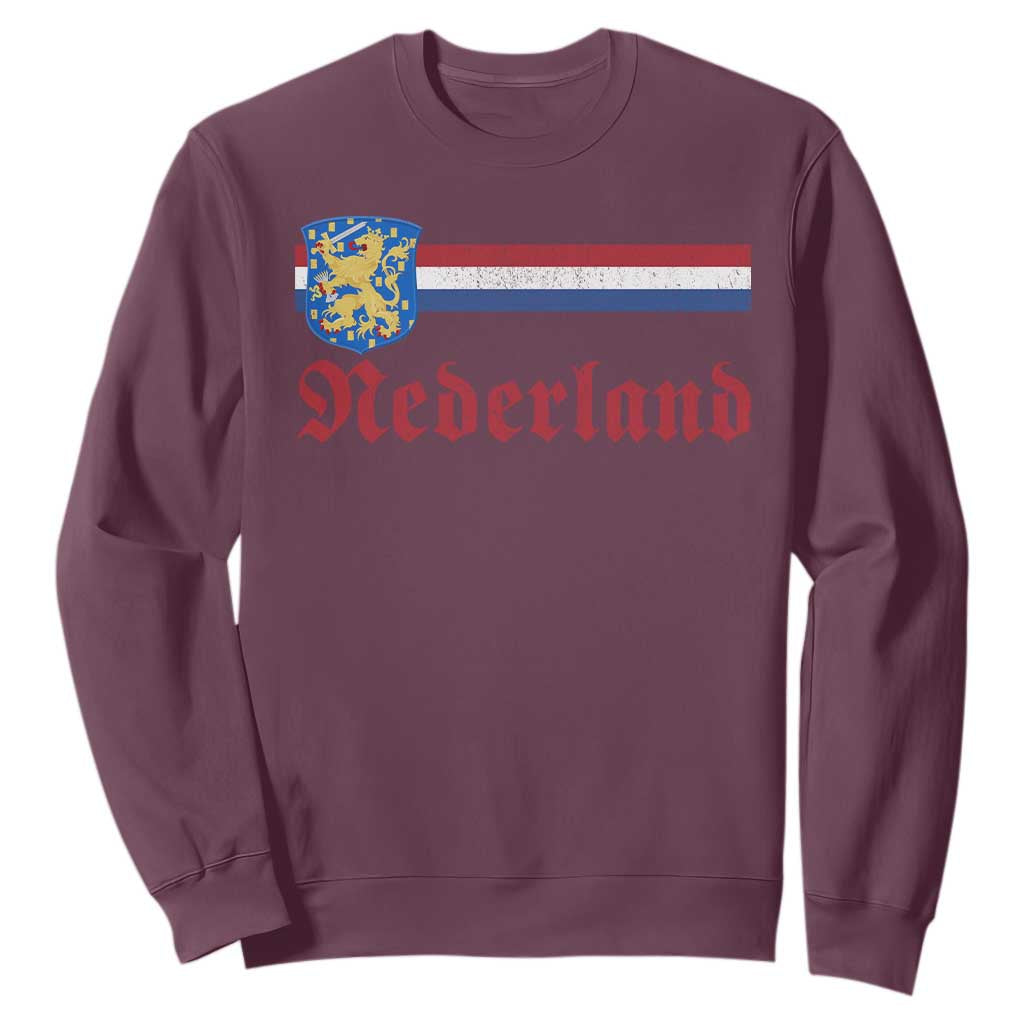 Nederland Holland Emblem Lion Vintage Dutch Flag Sweatshirt