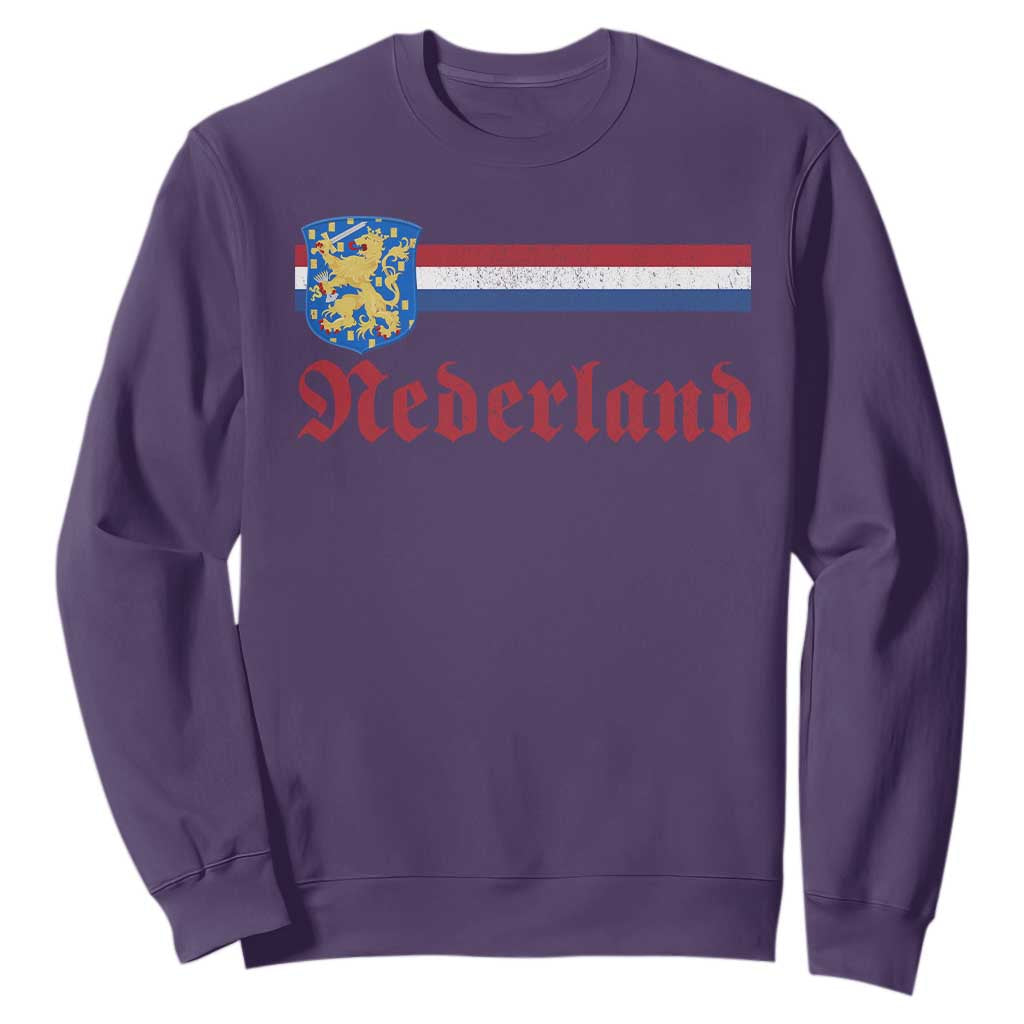 Nederland Holland Emblem Lion Vintage Dutch Flag Sweatshirt