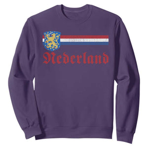 Nederland Holland Emblem Lion Vintage Dutch Flag Sweatshirt
