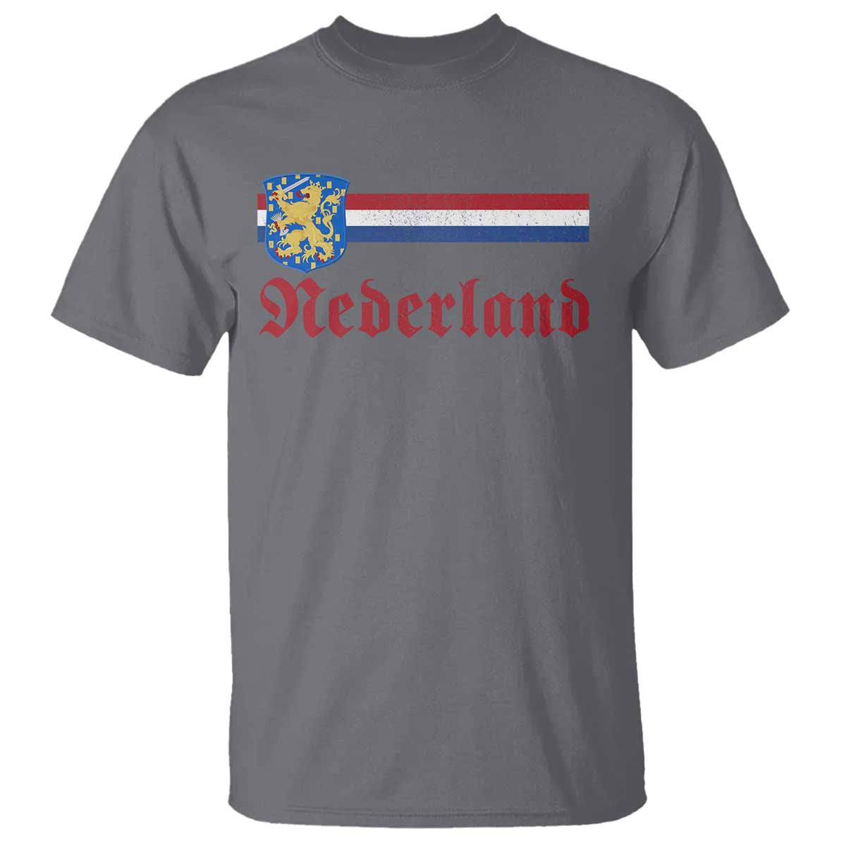 Nederland Holland Emblem Lion Vintage Dutch Flag T Shirt