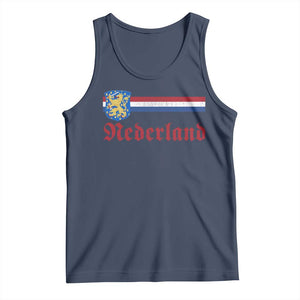 Nederland Holland Emblem Lion Vintage Dutch Flag Tank Top