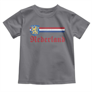 Nederland Holland Emblem Lion Vintage Dutch Flag Toddler T Shirt