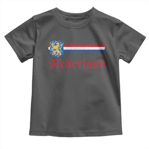 Nederland Holland Emblem Lion Vintage Dutch Flag Toddler T Shirt