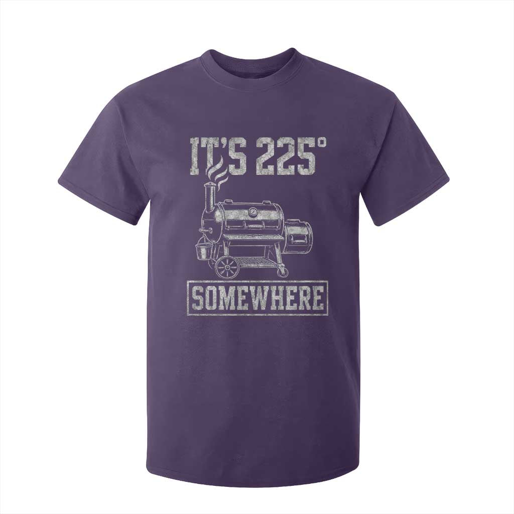 It Is 225 Somewhere Funny BBQ Smoker Grill T Shirt For Kid