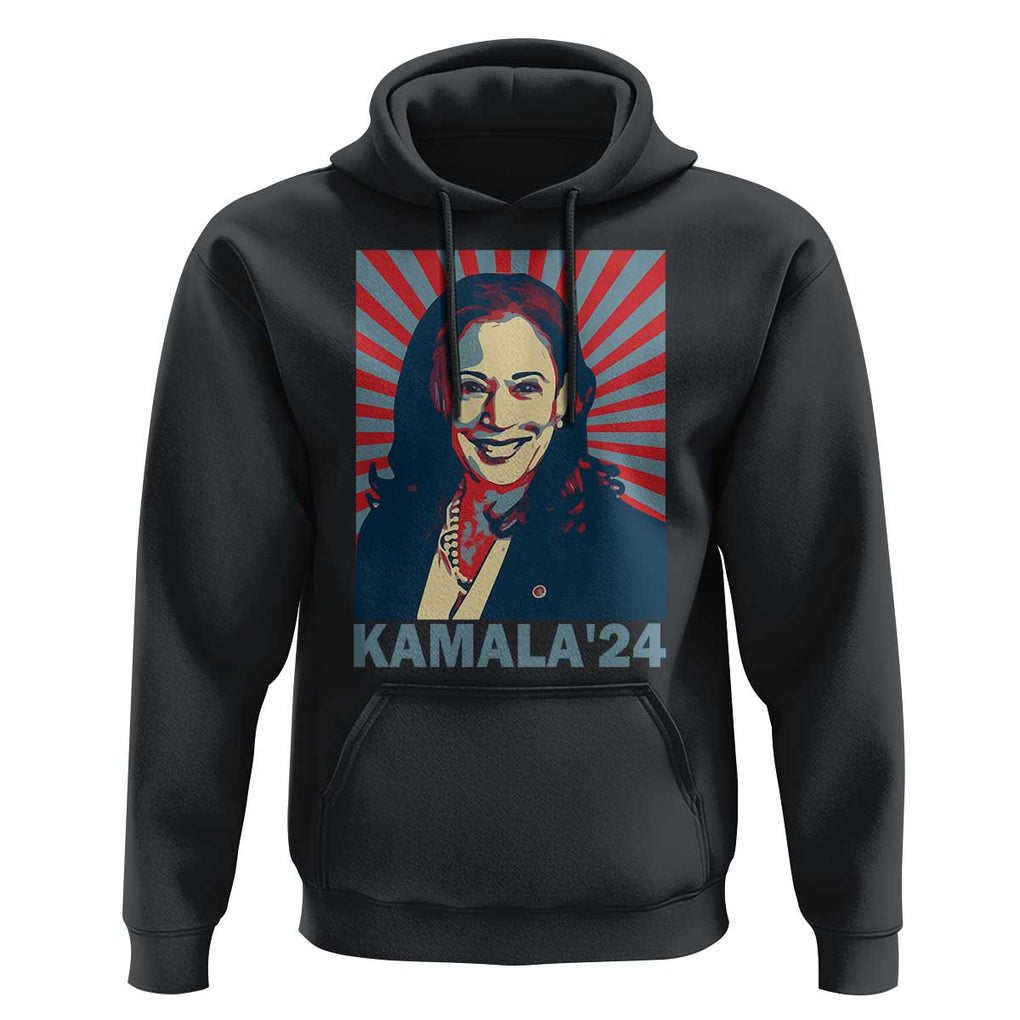 Kamala'24 Hoodie Retro Harris For President TS11 Black Print Your Wear