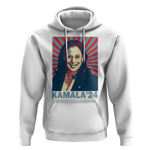 Kamala'24 Hoodie Retro Harris For President TS11 White Print Your Wear