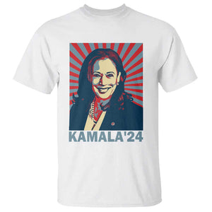Kamala'24 T Shirt Retro Harris For President TS11 White Print Your Wear