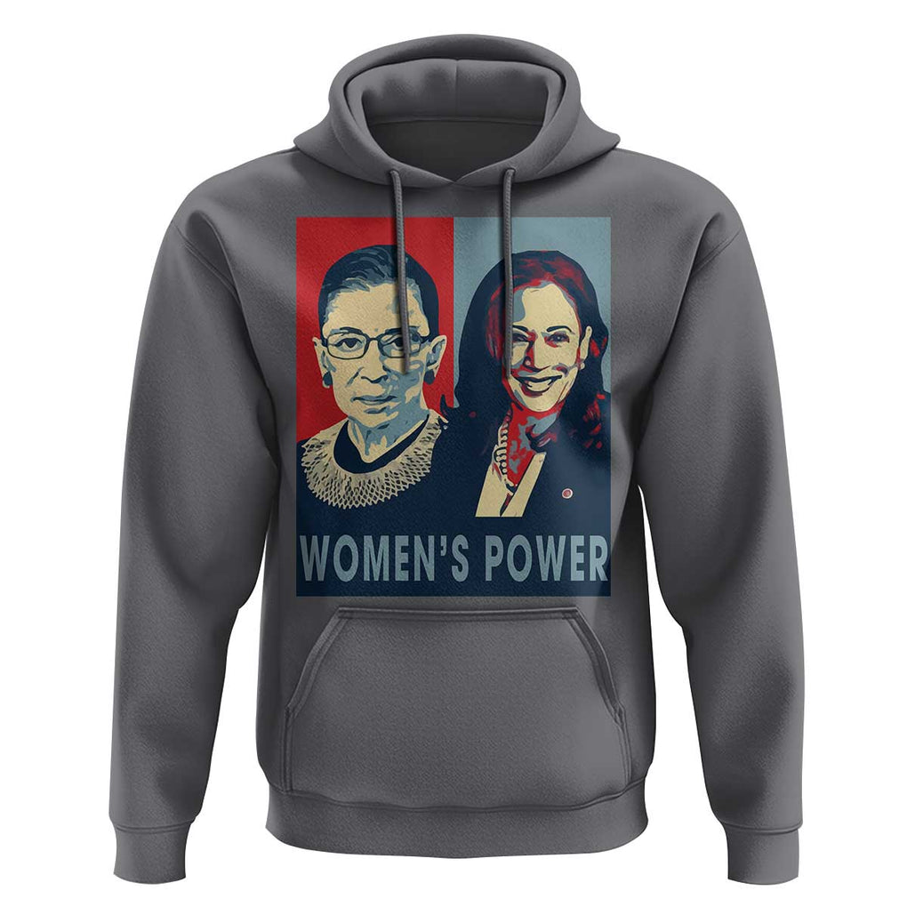 Women's Power Hoodie Ruth Harris Supporter Feminist Women's rights TS11 Charcoal Print Your Wear