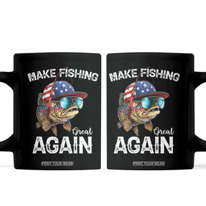 Funny Make Fishing Great Again Coffee Mug Bass Fishing TS11 Black Print Your Wear