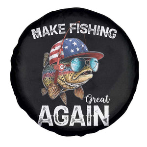 Funny Make Fishing Great Again Spare Tire Cover Bass Fishing TS11 Print Your Wear