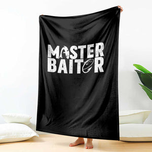 Funny Master Baiter Throw Blanket Fishing Fisherman Adult Jokes Father's Day TS11 Print Your Wear