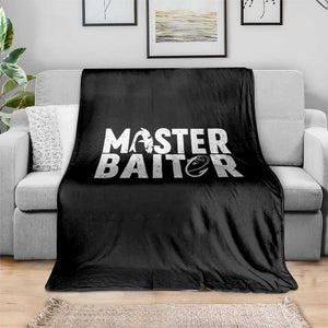 Funny Master Baiter Throw Blanket Fishing Fisherman Adult Jokes Father's Day TS11 Print Your Wear