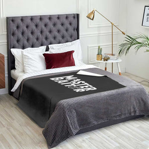Funny Master Baiter Throw Blanket Fishing Fisherman Adult Jokes Father's Day TS11 Print Your Wear