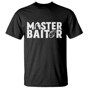 Funny Master Baiter T Shirt Fishing Fisherman Adult Jokes Father's Day TS11 Black Print Your Wear