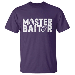 Funny Master Baiter T Shirt Fishing Fisherman Adult Jokes Father's Day TS11 Purple Print Your Wear
