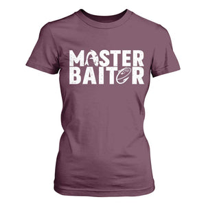 Funny Master Baiter T Shirt For Women Fishing Fisherman Adult Jokes Father's Day - Print Your Wear