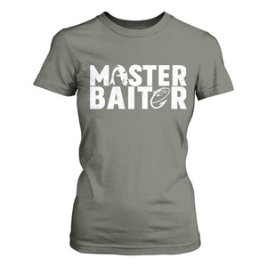 Funny Master Baiter T Shirt For Women Fishing Fisherman Adult Jokes Father's Day - Print Your Wear