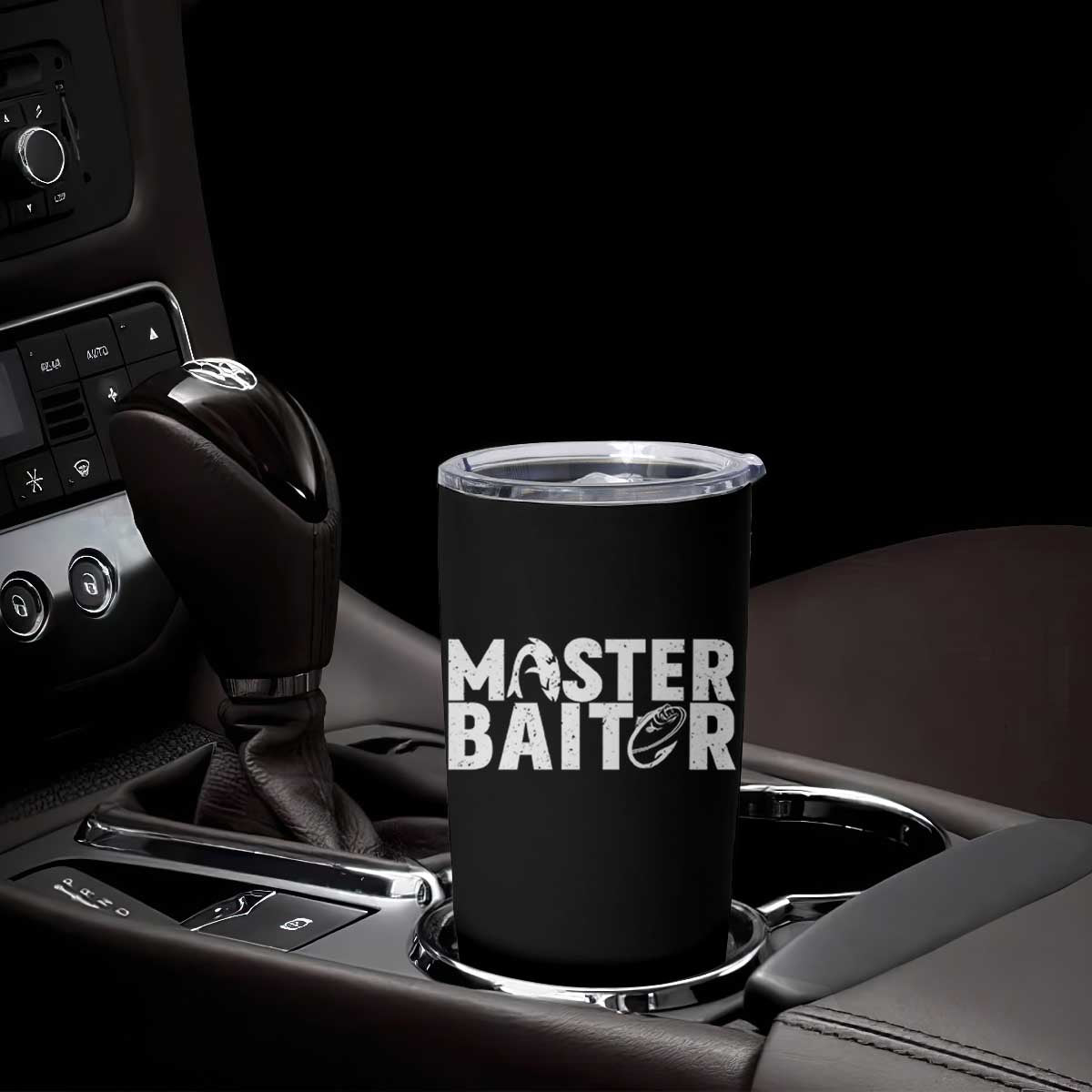 Funny Master Baiter Tumbler Cup Fishing Fisherman Adult Jokes Father's Day TS11 Print Your Wear
