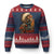 Indian American Rider Ugly Christmas Sweater Respect The Native Chief Native American Motorcycle - Print Your Wear