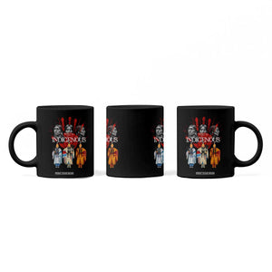 Native American Indigenous Women MMIW Red Hand Indian Coffee Mug TS11 Print Your Wear