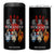 Native American Indigenous Women MMIW Red Hand Indian 4 in 1 Can Cooler Tumbler TS11 One Size: 16 oz Black Print Your Wear