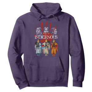 Native American Indigenous Women MMIW Red Hand Indian Hoodie TS11 Purple Print Your Wear