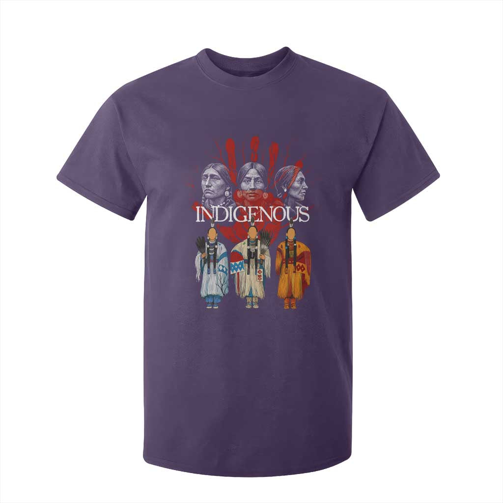 Native American Indigenous Women MMIW Red Hand Indian T Shirt For Kid TS11 Purple Print Your Wear