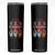 Native American Indigenous Women MMIW Red Hand Indian Skinny Tumbler TS11 Black Print Your Wear