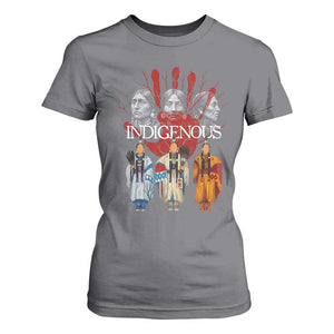 Native American Indigenous Women MMIW Red Hand Indian T Shirt For Women TS11 Charcoal Print Your Wear