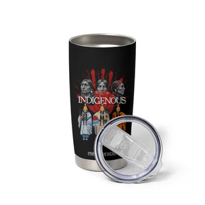 Native American Indigenous Women MMIW Red Hand Indian Tumbler Cup TS11 Print Your Wear