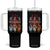 Native American Indigenous Women MMIW Red Hand Indian Tumbler With Handle TS11 One Size: 40 oz Black Print Your Wear