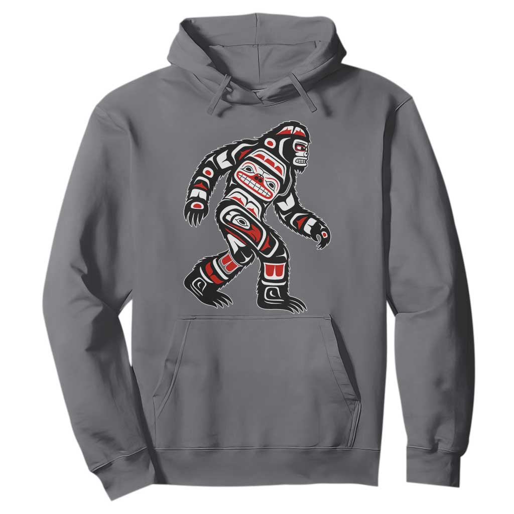 Bigfoot Native American Northwest Coast Art Hoodie TS11 Charcoal Print Your Wear