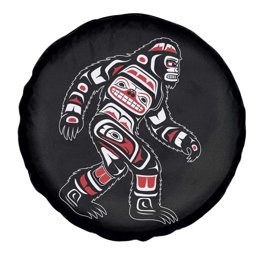Bigfoot Native American Northwest Coast Art Spare Tire Cover TS11 Print Your Wear