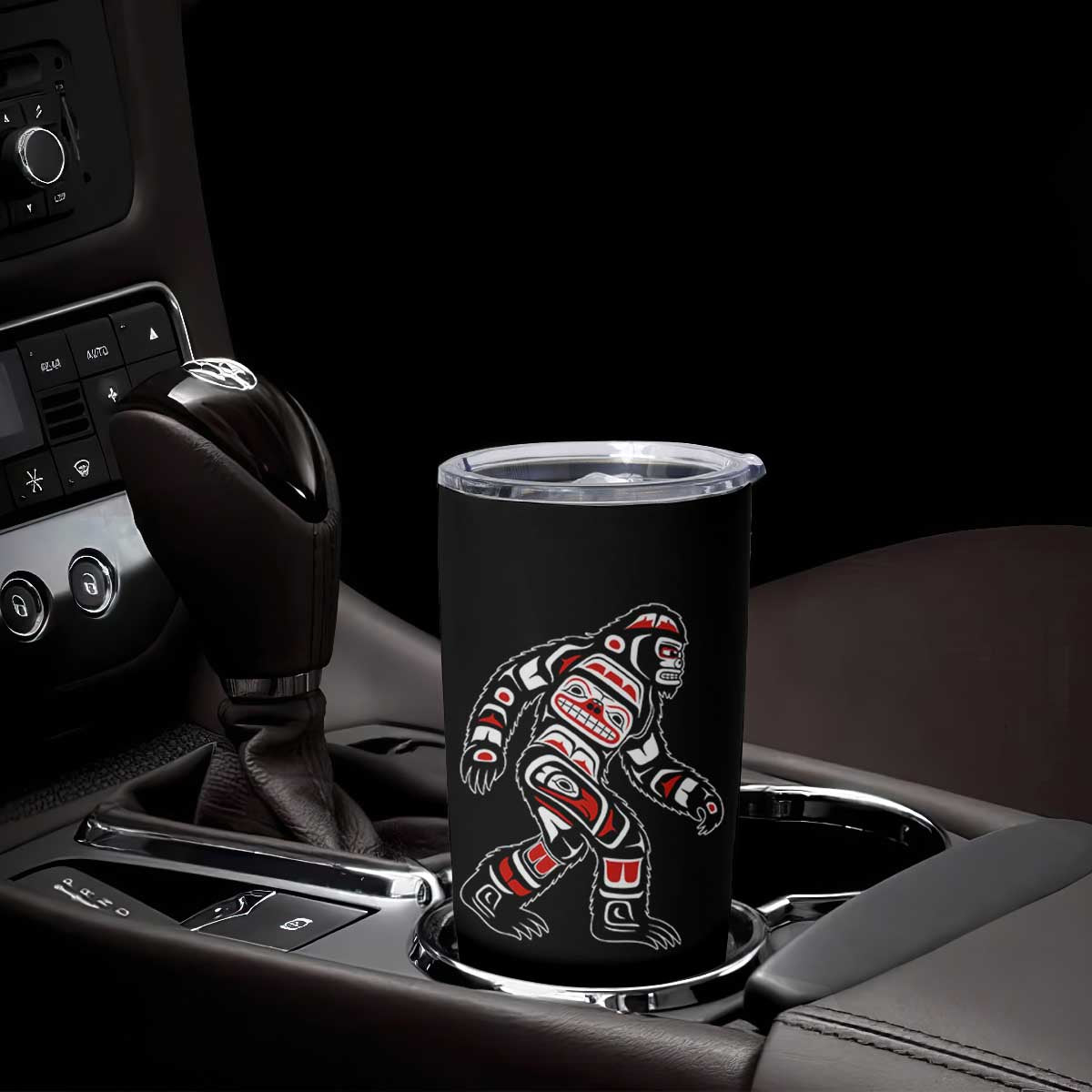 Bigfoot Native American Northwest Coast Art Tumbler Cup TS11 Print Your Wear
