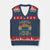 Native American V-Neck Knit Sweater Vest We Should Have Built A Wall Fighting Illegal Immigration Since 1492 - Print Your Wear