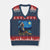 Native American Indian Van Goghs Starry Night V-Neck Knit Sweater Vest - Print Your Wear