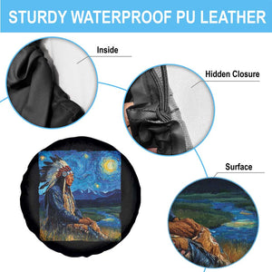 Native American Indian Van Goghs Starry Night Spare Tire Cover TS11 Print Your Wear