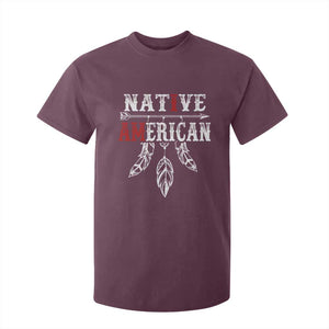 I Am Native American T Shirt For Kid Indigenous Pride Vintage Dreamcatcher Arrow TS11 Maroon Print Your Wear