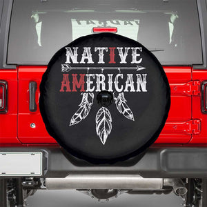 I Am Native American Spare Tire Cover Indigenous Pride Vintage Dreamcatcher Arrow TS11 Black Print Your Wear