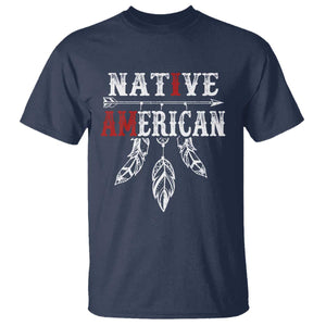 I Am Native American T Shirt Indigenous Pride Vintage Dreamcatcher Arrow TS11 Navy Print Your Wear