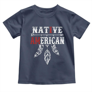 I Am Native American Toddler T Shirt Indigenous Pride Vintage Dreamcatcher Arrow TS11 Navy Print Your Wear