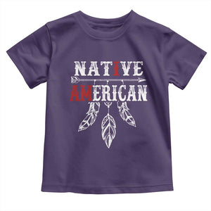 I Am Native American Toddler T Shirt Indigenous Pride Vintage Dreamcatcher Arrow TS11 Purple Print Your Wear