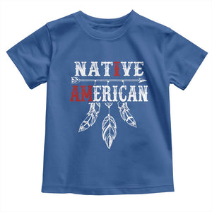 I Am Native American Toddler T Shirt Indigenous Pride Vintage Dreamcatcher Arrow TS11 Royal Blue Print Your Wear