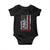 Make America Native Again Baby Onesie Indigenous Peoples Day USA Flag TS11 Black Print Your Wear