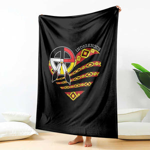 Indigenous Pride Native American Medicine Wheel Throw Blanket TS11 Print Your Wear