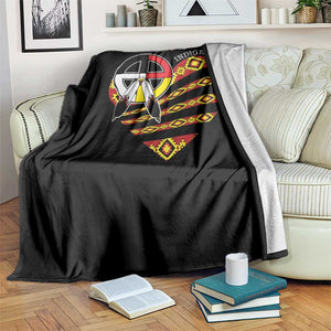 Indigenous Pride Native American Medicine Wheel Throw Blanket TS11 Print Your Wear