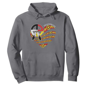 Indigenous Pride Native American Medicine Wheel Hoodie TS11 Charcoal Print Your Wear