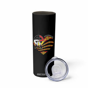 Indigenous Pride Native American Medicine Wheel Skinny Tumbler TS11 Print Your Wear